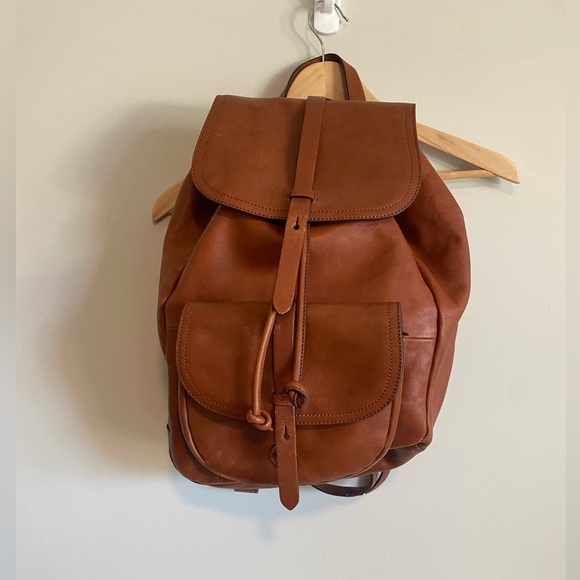 Madewell Transport Rucksack Backpack in
English Saddle - Picture 3 of 8